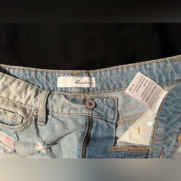 KanCan Distressed Denim Shorts - Picture 3 of 4